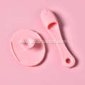 Multifunction silicone cleaning brush for face body hair
